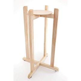 Goldwell Designs Wood Stand for Water Dispenser Crock (Natural Varnish, 27)