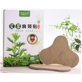 TOVINANNA 12pcs Moxibustion Stickers for Neck and Shoulder Self-heating Wormwood Patches for Back Neck