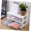 GRIRIW Desktop Organizer Drawers Multi-purpose Storage Box for Office Supplies
