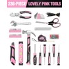 WORKPRO Pink Tool Kit - Hand Tool Set with Easy