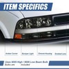 XuChenKJ Headlight Assembly w/Bulbs Compatible with 1998 1999 2000 2001
