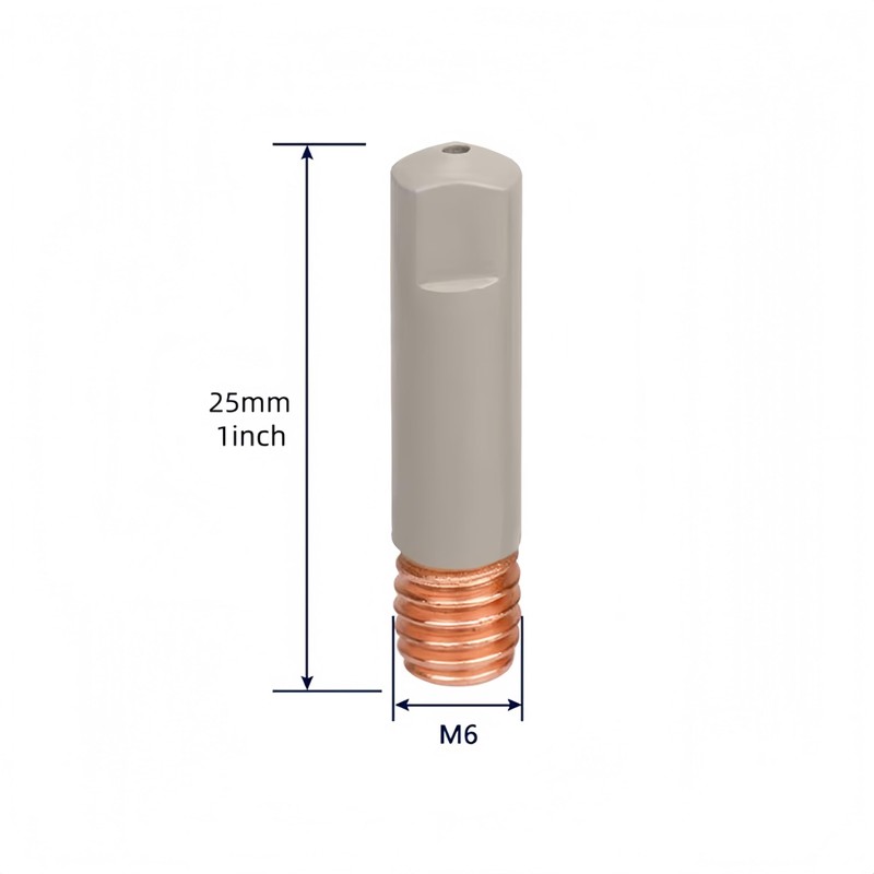 14pcs Mig Welding Nozzle Tips .035" with Non-Stick Coating; Ceramic