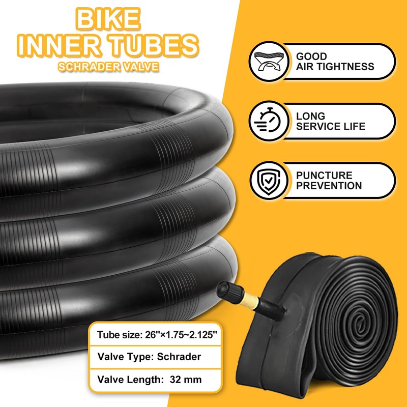 WHEELO Mountain Bike Tires Set: 2-Pack 26x1.95 inch Folding Replacement