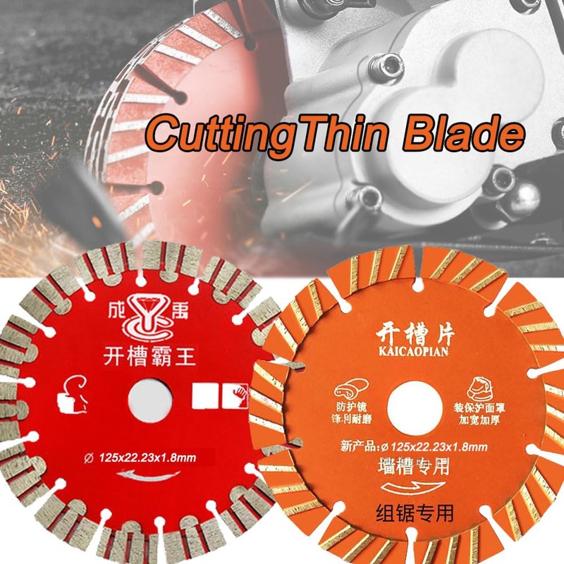 Red Diamond Cutting Blade Angle Grinder Disc Saw Blade Grooving