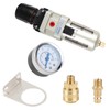 SWAWIS Pressure Regulator Compressed Air Water Separator Compressed Air 3/8