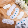 16pcs Duvet Snaps with 20pcs Acrylic Sticker, Self-Adhesive Plastic Duvet
