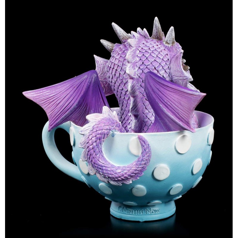 Fantasy Dragon Figurine Sitting in a Cup - Cutieling in