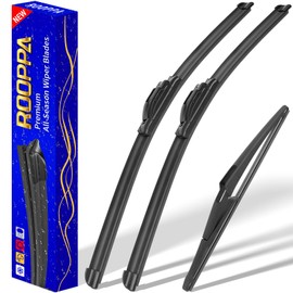 3 wipers Replacement for 2017-2022 Nissan Rogue Sport, Windshield Wiper Blades Original Equipment Replacement - 28"/18"/12" (Set of 3) U/J HOOK