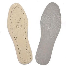 O Leg Correction Insole, Cowhide Leather, Beautiful Legs, Shock Absorption, Walking, Women's, Men's, Arch Support, 10.4 - 10.6 inches (26.5 - 27 cm), Left and Right 1 Set / 1 Pair