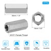 PATIKIL M10 x 1-Pitch 304 Stainless Steel Hex Coupling Nuts,
