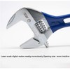 1 Piece Wide Opening Adjustable Wrench 5 inch with Short
