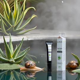 Augenpartie Bio und Nickel getestet mit Hyaluronsäure und Schneckenschleim, Anti-Tasche, Anti-Falten, Aufhellung, Anti-Aging, 15 ml