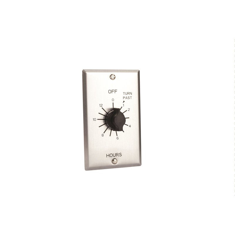 TORK C512H Spring-Wound in-Wall Twist Timer with Commercial Style Metal