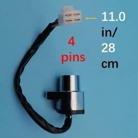 Tuzliufi - Interruptor de llave de encendido eléctrico compatible con Suzuki Motorcycle Boulevard S40 LS650 Savage LS650F LS650P Intruder VS700GL VS750GL VS800GL Boulevard S50 VS800GLV 37110-24B03 37110-38A04 Z766