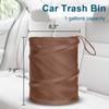 Kincown Car Trash Can, 2 Packs Mini Collapsible Car Trash