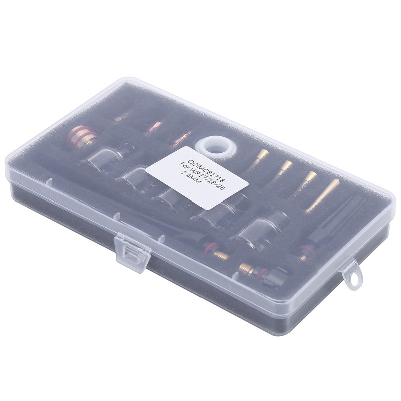 Welding Torch Accessories Kit Glass Cup Nozzle Welder Consumables for