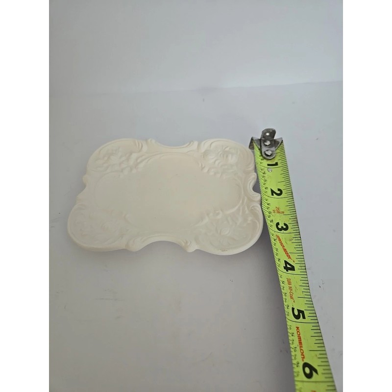unfinished ceramic soap dish vintage