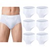 Blosssound 6 Pack Men's Incontinence Underwears Reusable Washable Leak Proof