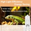 YEGRUEB G9 Heat Lamp Bulbs for Reptile,Day White, Mini Halogen