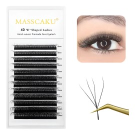 Blister Extensiones De Pestañas Masscaku 4d W Shape Mink