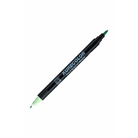Zig Kurecolor Manga Cartoonist Fine & Brush Dual Tip Marker Green Shadow