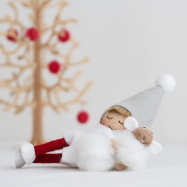 NORDIKA Nisse Nordica Christmas Wooden Doll Sonny Boy (Sheep) Silent Night