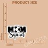 (3PCS) Funny Soccer Stickers - Mom Squad - Waterproof Vinyl