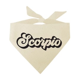 Scorpio Zodiac Retro Dog Bandana (Assorted Colors)