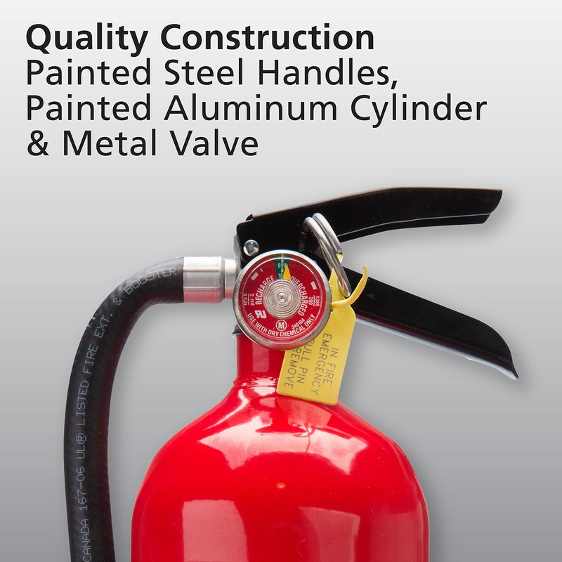 Kidde Pro 210 2A:10-B:C Fire Extinguisher, Rechargeable, Multi-Purpose for Home