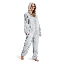 CityComfort Women's Onesie, Jumpsuit, Cuddly Fleece Pyjamas, S-XL