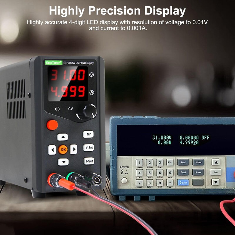 GALOOK DC Power Supply Variable, High Precision Bench Power Supply