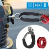 Shackle 1/2 Synthetic Shackle Winch Rope with Recovery Snaps, 41000