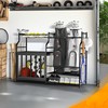 PLKOW Sports Equipment Organizer Garage Storage, Garage Ball Rack, 2