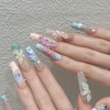 Summer Ocean Theme Nail Art Stickers, 5D Self-Adhesive Fish and
