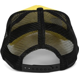 stylebreaker 04023007 5 Panel Mesh Trucker Baseball Cap Adjustable Unisex - yellow / black