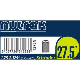Nutrak 27.5 or 650B x 1.75-2.125 Schrader inner tube