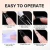AILLSA Solid Gel Nail Glue for Nail Tips Strong Nail