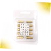 TEHAUX 20pcs Brass Rotary Tool Collet Compatible with Electric Drill