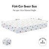 Dreamology Cot sheets, 2 Pack,100% Cotton Jersey Fitted sheets, 2