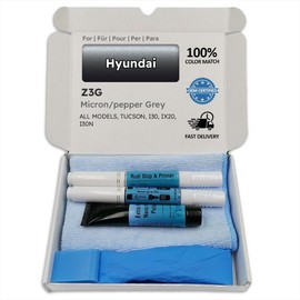 Genuine Colors Touch Up Pen MICRON PEPPER GREY Z3G for Hyundai Grey Tucson I30 IX20 I30N