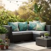 Hopomoon Marble Green Gold Throw Pillow Covers Set of 4,Luxury