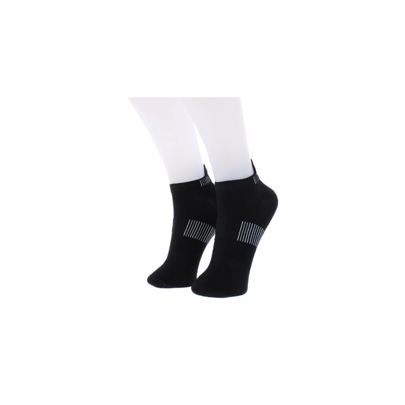 On Men's Ultralight Low Sock, Black/White, XL