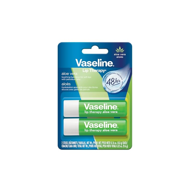 Vaseline Terapia de labios Aloe Vera, palo, 48 horas de