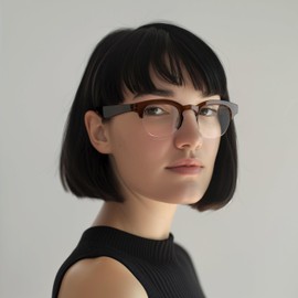 LONDON MOLE® Courier reading glasses - Modern vintage browline readers - Men’s Women’s Unisex - Spring hinges