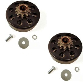 OMB Warehouse (2) Hilliard Extreme Mini Bike Go Kart Clutch - #41 Chain 3/4" Bore 10 Tooth