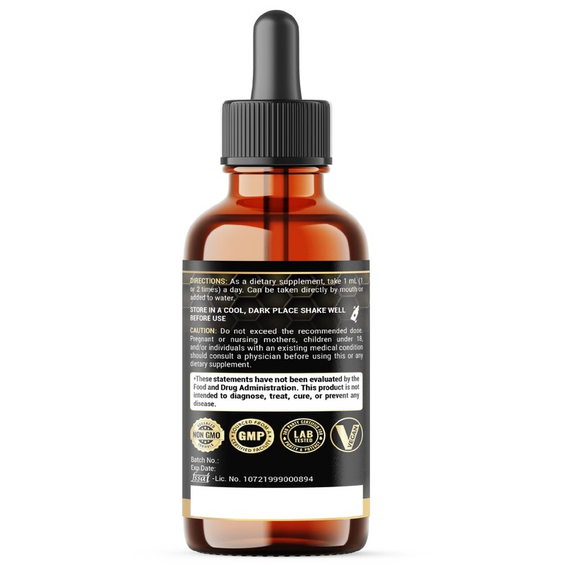 Penhoment 10in1 Cayenne Pepper Liquid Drops + Hawthorn Berry, Vitamin