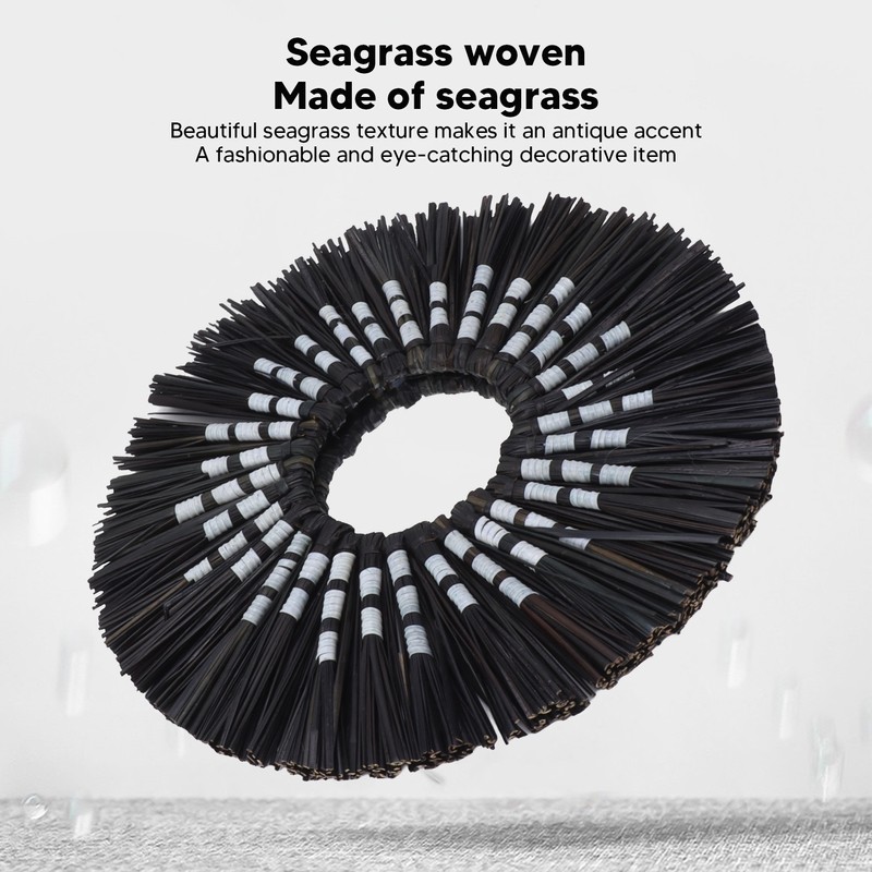 Seagrass Wall Mirror Hand Woven Decorative Round Seagrass Hanging Mirror