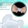 3Pcs Animal Resin Molds, Turtle Frog and Lizard Shapes Silicone