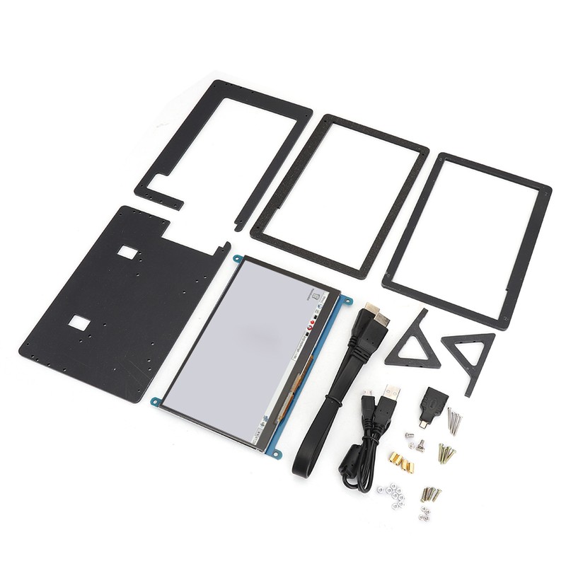 7 Inch 1024x600 HDMI LCD Touch Screen Display with Acrylic