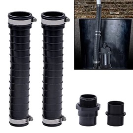 Fernco QwikFlex 24-in. Threaded Sump Pump Check Valve Installation Kit for Offset or Hard To Reach 1-1/2-in. Pipe Connections